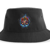 Seahorse Anchor Crest Sustainable Bucket Hat