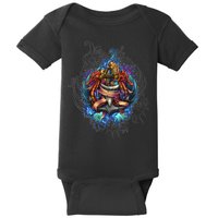Seahorse Anchor Crest Baby Bodysuit