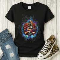 Seahorse Anchor Crest Womens T-Shirt