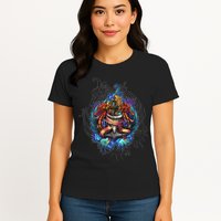 Seahorse Anchor Crest Womens T-Shirt