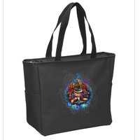 Seahorse Anchor Crest Zip Tote Bag