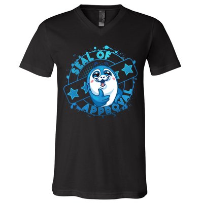 Seal Of Approval V-Neck T-Shirt