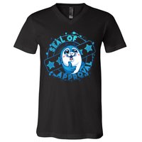 Seal Of Approval V-Neck T-Shirt
