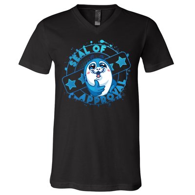 Seal Of Approval V-Neck T-Shirt