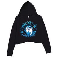 Seal Of Approval Crop Fleece Hoodie