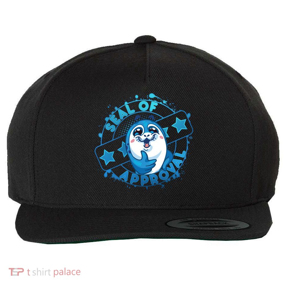Seal Of Approval Wool Snapback Cap