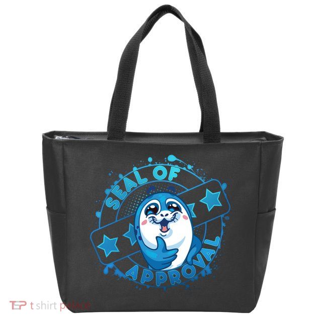 Seal Of Approval Zip Tote Bag