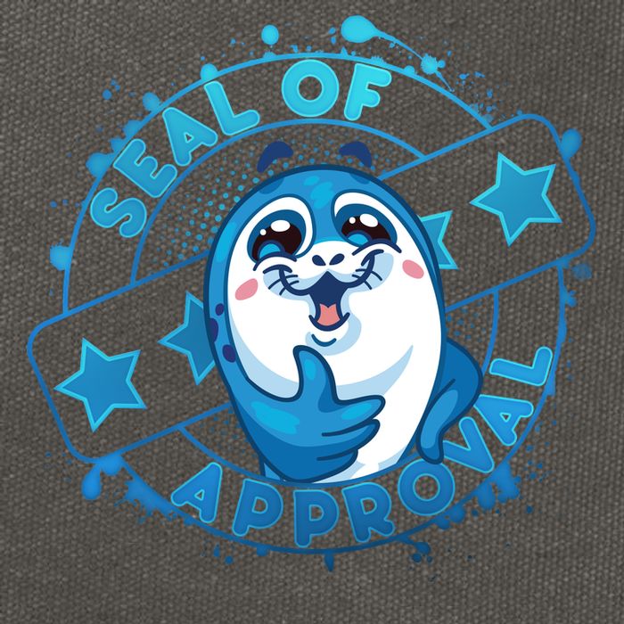 Seal Of Approval Cotton Canvas Backpack