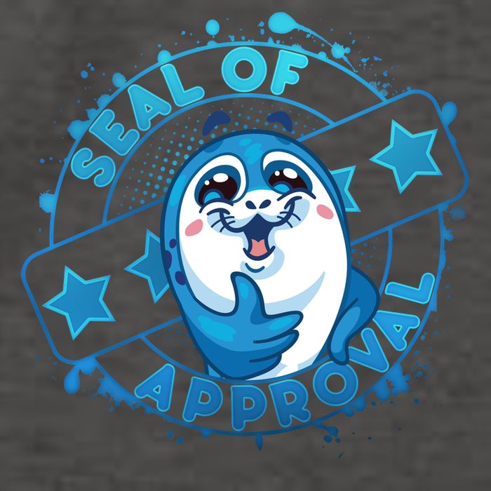 Seal Of Approval Vector Backpack