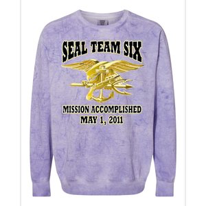 Seal Team Six Mission Accomplished May 2011  Colorblast Crewneck Sweatshirt