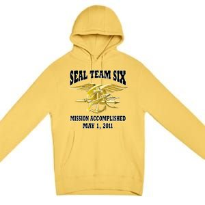 Seal Team Six Mission Accomplished May 2011  Premium Pullover Hoodie