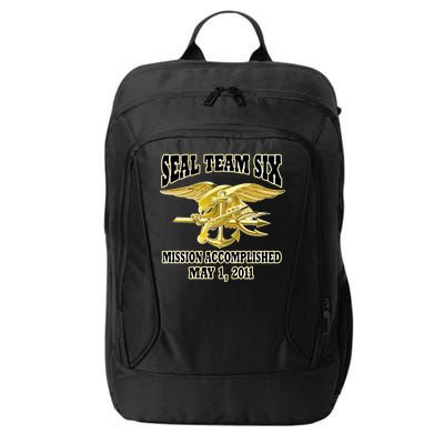 Seal Team Six Mission Accomplished May 2011  City Backpack