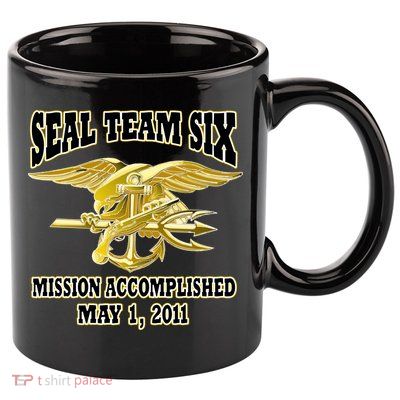 Seal Team Six Mission Accomplished May 2011  11oz C Handle Ceramic Mug