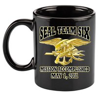 Seal Team Six Mission Accomplished May 2011  11oz C Handle Ceramic Mug
