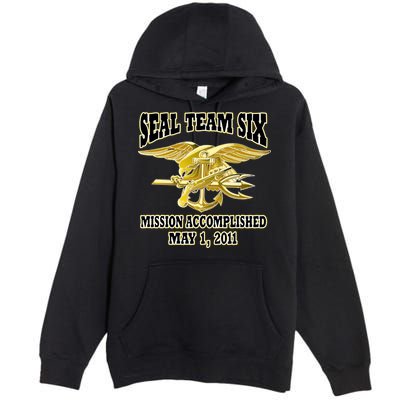 Seal Team Six Mission Accomplished May 2011  Premium Pullover Hoodie