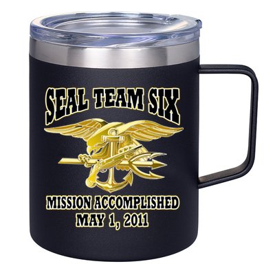 Seal Team Six Mission Accomplished May 2011  12oz Stainless Steel Coffee Mug