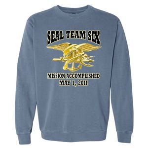 Seal Team Six Mission Accomplished May 2011  Garment-Dyed Sweatshirt