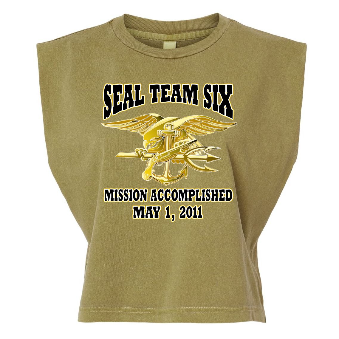 Seal Team Six Mission Accomplished May 2011  Garment-Dyed Women's Muscle Tee