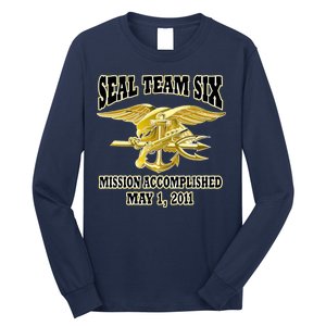 Seal Team Six Mission Accomplished May 2011  Long Sleeve Shirt