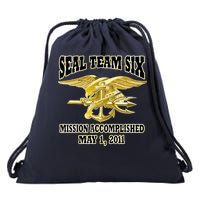 Seal Team Six Mission Accomplished May 2011  Drawstring Bag