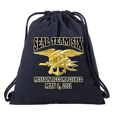 Seal Team Six Mission Accomplished May 2011  Drawstring Bag