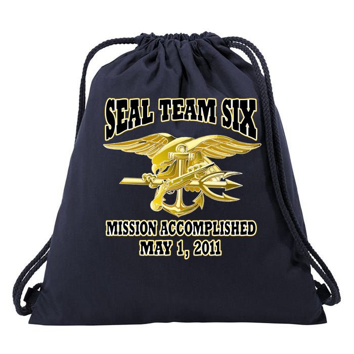 Seal Team Six Mission Accomplished May 2011  Drawstring Bag