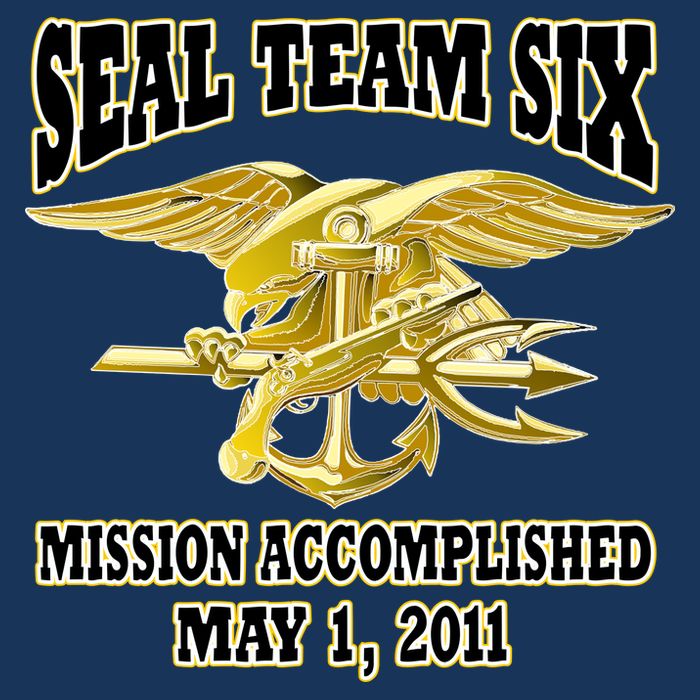 Seal Team Six Mission Accomplished May 2011  Drawstring Bag