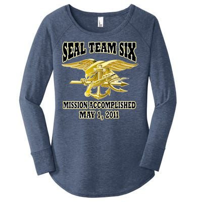 Seal Team Six Mission Accomplished May 2011  Women's Perfect Tri Tunic Long Sleeve Shirt