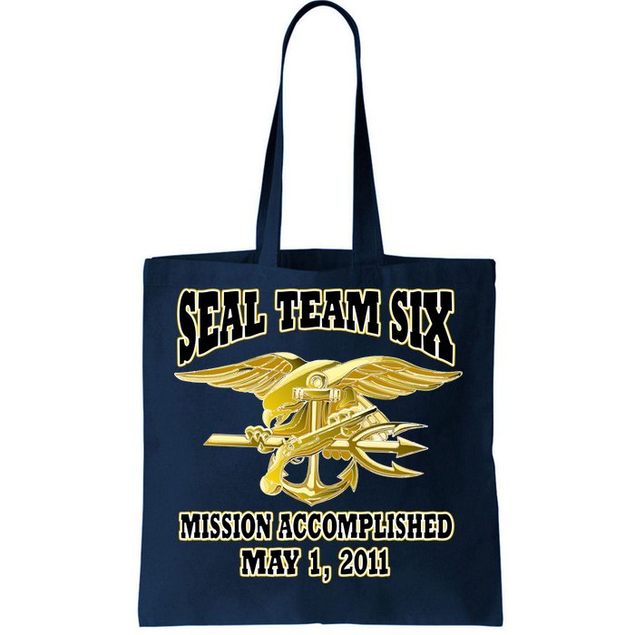 Seal Team Six Mission Accomplished May 2011  Tote Bag