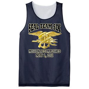 Seal Team Six Mission Accomplished May 2011  Mesh Reversible Basketball Jersey Tank