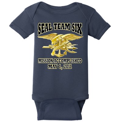Seal Team Six Mission Accomplished May 2011  Baby Bodysuit