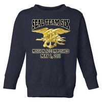 Seal Team Six Mission Accomplished May 2011  Toddler Sweatshirt