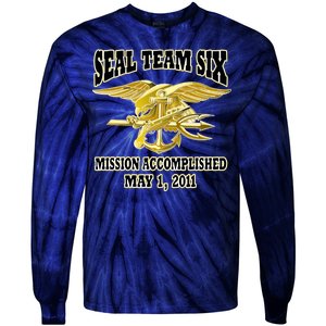 Seal Team Six Mission Accomplished May 2011  Tie-Dye Long Sleeve Shirt