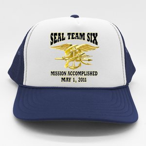 Seal Team Six Mission Accomplished May 2011  Trucker Hat