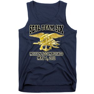 Seal Team Six Mission Accomplished May 2011  Tank Top