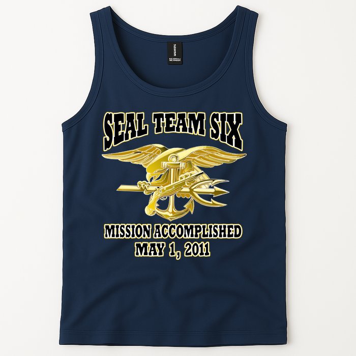 Seal Team Six Mission Accomplished May 2011  Tank Top