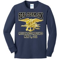 Seal Team Six Mission Accomplished May 2011  Kids Long Sleeve Shirt