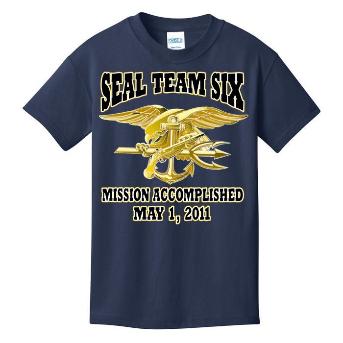 Seal Team Six Mission Accomplished May 2011  Kids T-Shirt