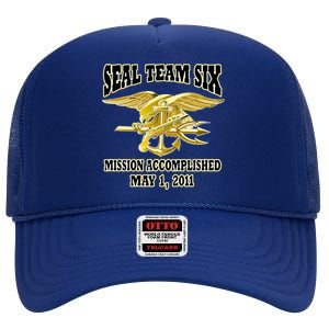 Seal Team Six Mission Accomplished May 2011  High Crown Mesh Back Trucker Hat