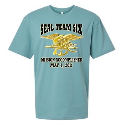 Seal Team Six Mission Accomplished May 2011  Sueded Cloud Jersey T-Shirt