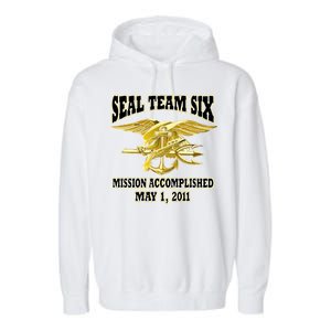 Seal Team Six Mission Accomplished May 2011  Garment-Dyed Fleece Hoodie