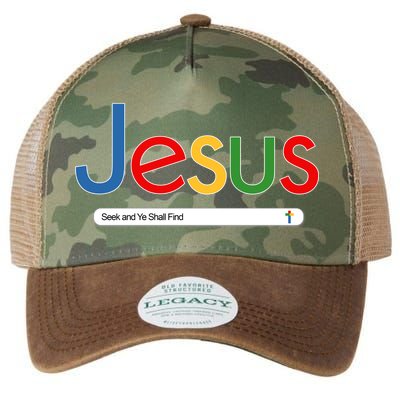 Search Jesus Seek And Ye Shall Find Legacy Tie Dye Trucker Hat