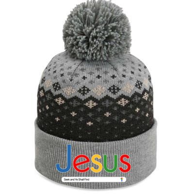 Search Jesus Seek And Ye Shall Find The Baniff Cuffed Pom Beanie