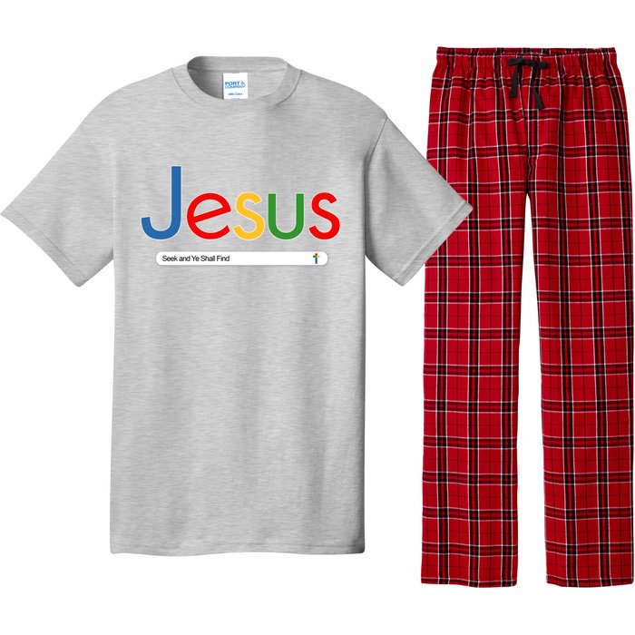 Search Jesus Seek And Ye Shall Find Pajama Set