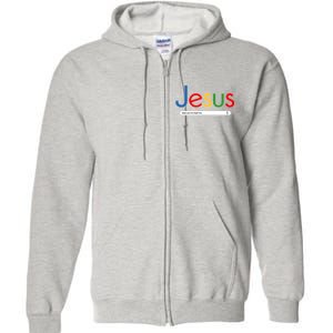 Search Jesus Seek And Ye Shall Find Full Zip Hoodie