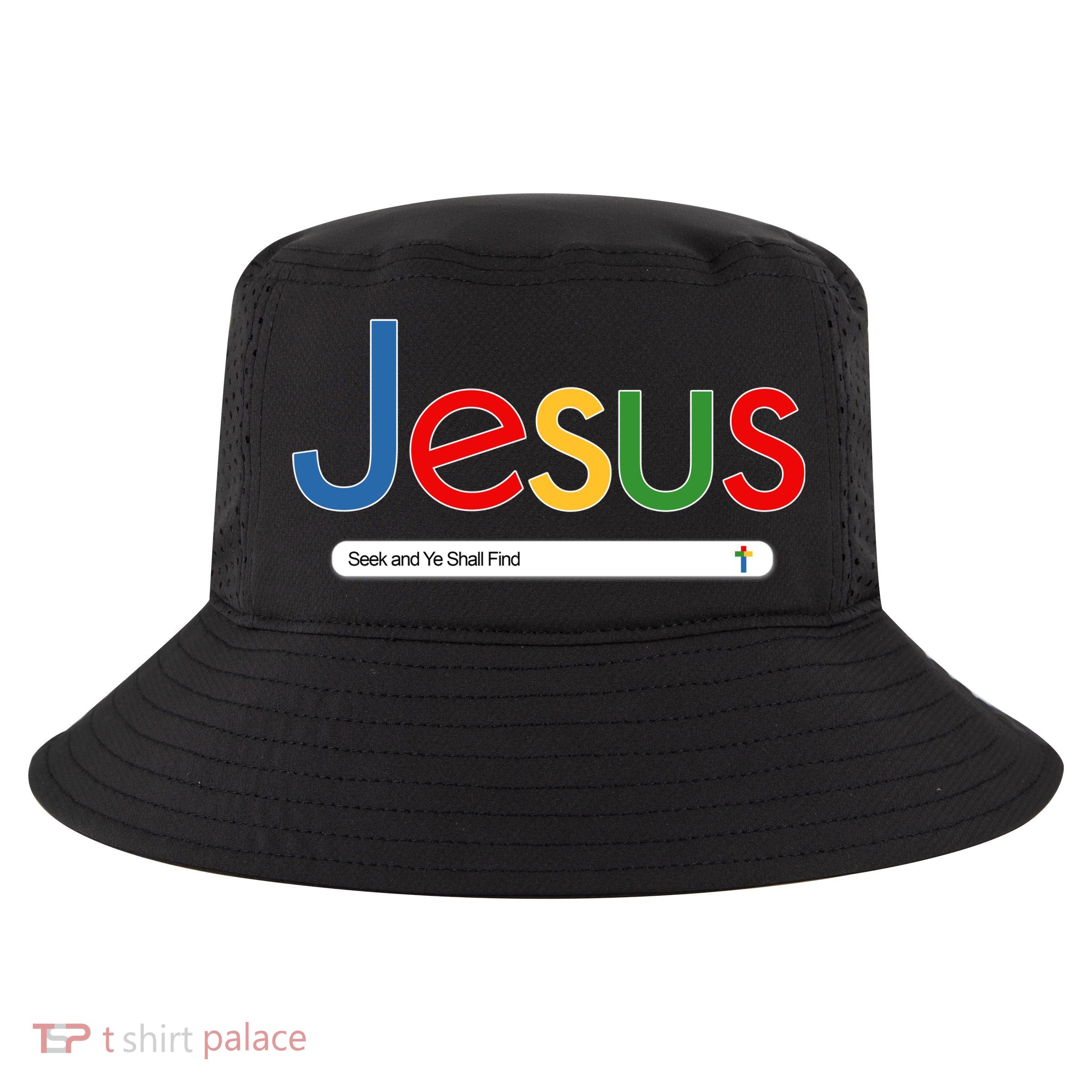 Search Jesus Seek And Ye Shall Find Cool Comfort Performance Bucket Hat