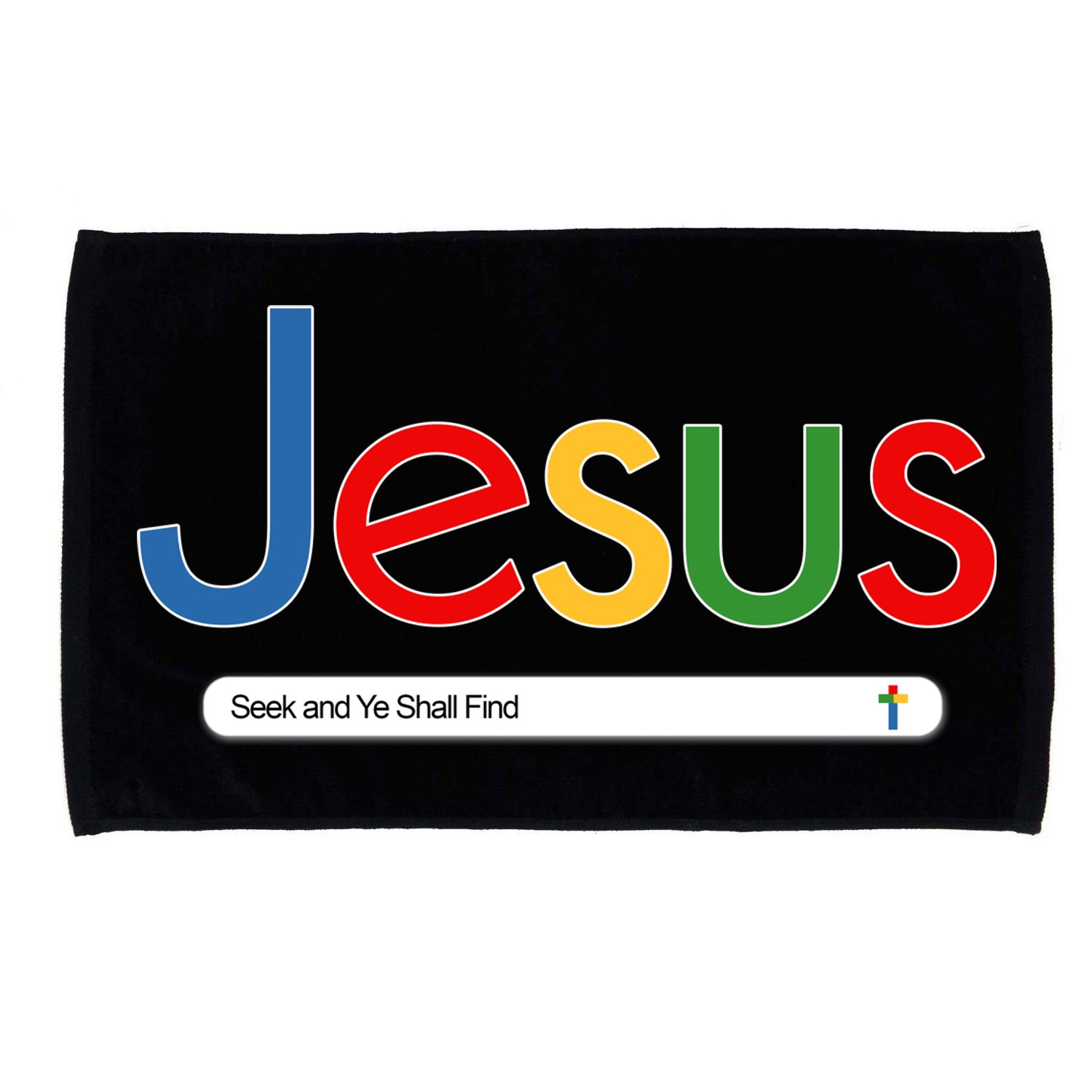 Search Jesus Seek And Ye Shall Find Microfiber Hand Towel