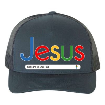 Search Jesus Seek And Ye Shall Find Yupoong Adult 5-Panel Trucker Hat