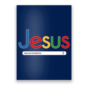 Search Jesus Seek And Ye Shall Find Poster