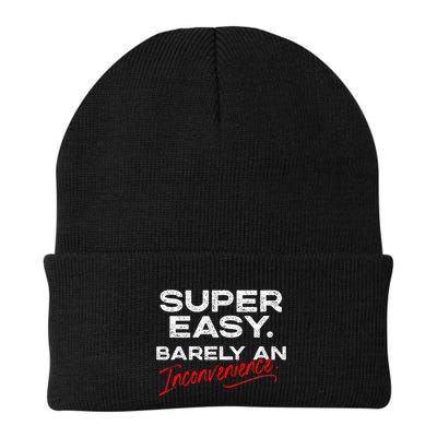 Super Easy Barely An Inconvenience Funny Pitch Meeting Beanie